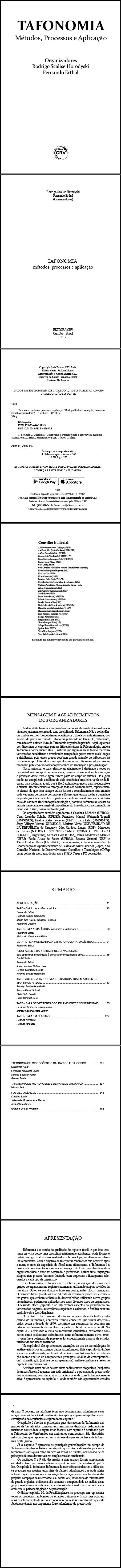 TAFONOMIA:<br>métodos, processos e aplicação